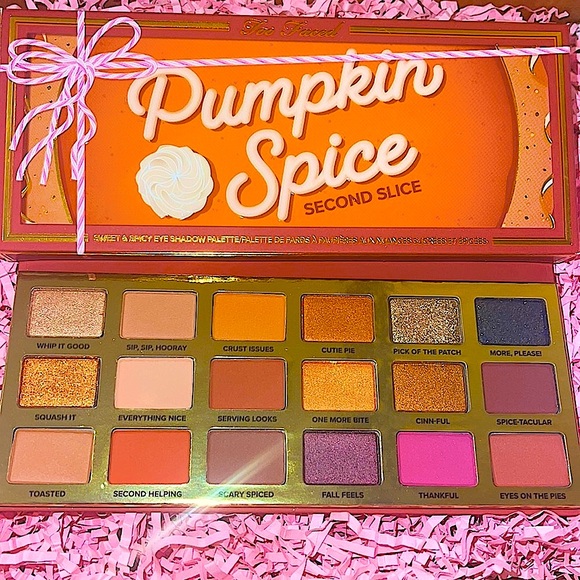 ‼️LAST ONE‼️🆕🎃TOO FACED: Pumpkin Pie Second Slice Palette